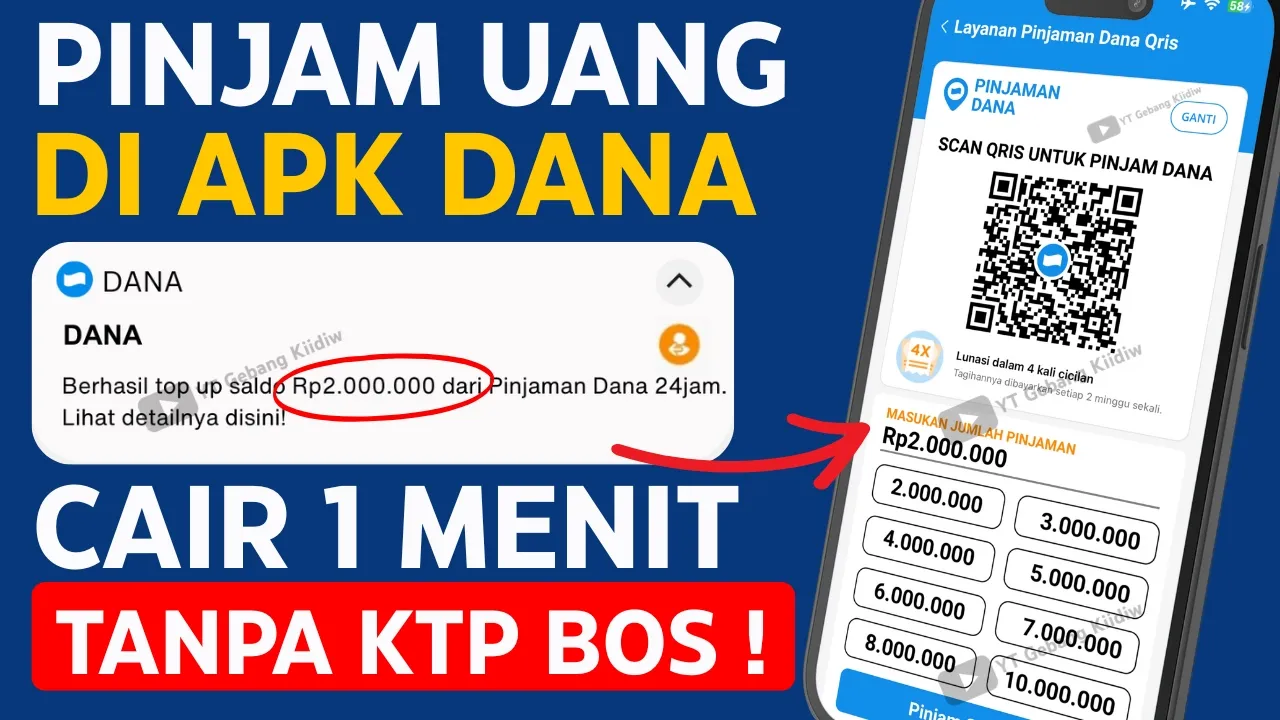 Cara Pinjam Saldo Dana 100 Ribu Tanpa KTP, Ikuti 7 Langkah Berikut Ini