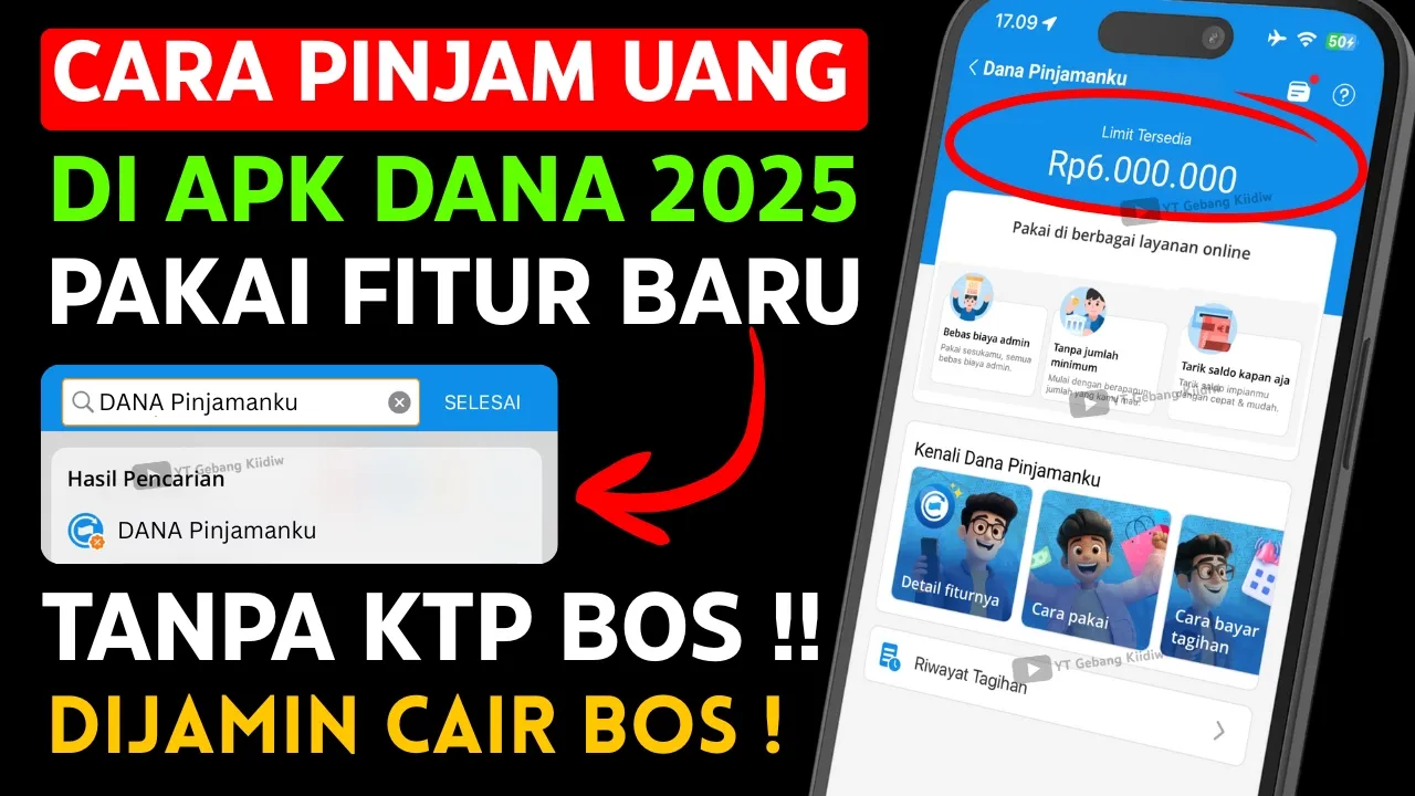 TANPA KTP Pinjam Saldo Dana 100 Ribu dengan Bisa Pinjaman Saldo Dana Langsung Cair Cukup Sekali Klik