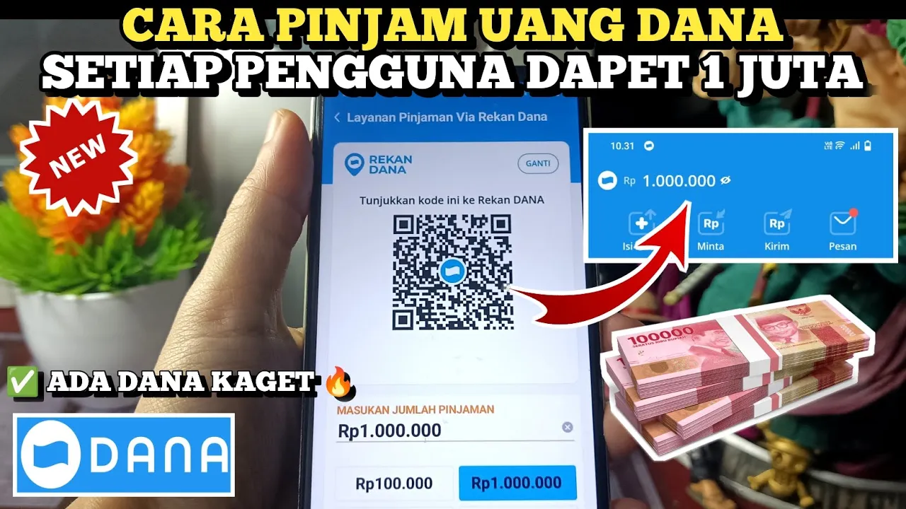 Pinjaman Saldo Dana Langsung Cair, Pinjam Saldo Dana 100 Ribu Masuk ke Rekening hanya Hitungan Menit