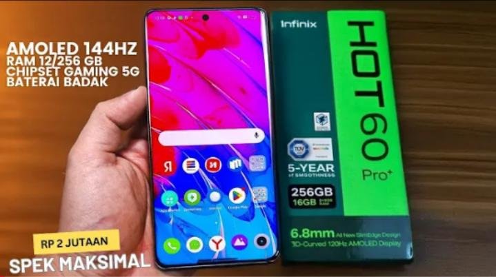Spesifikasi Infinix Hot 60 Pro Plus: Desain Stylish, Performa Kencang, Harga Tetap Ramah Kantong!
