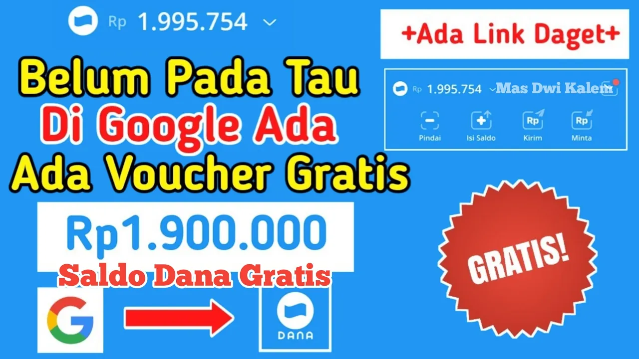 Cara Dapat Saldo Dana Gratis, Ikuti Google Event tanpa Undang Teman, Langkahnya Sangat Mudah