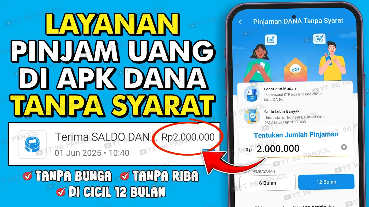 Pinjam Saldo Dana 100 Ribu Tanpa KTP di Aplikasi DANA, Bisa Hindari Riba dan Bunga Tinggi