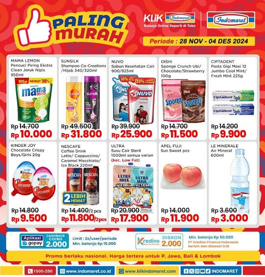 Indomaret Promo JSM, Hadirkan Kejutan Spesial Mulai 14-20 Juli 2025 Kebutuhan Dapur Diskon Besar