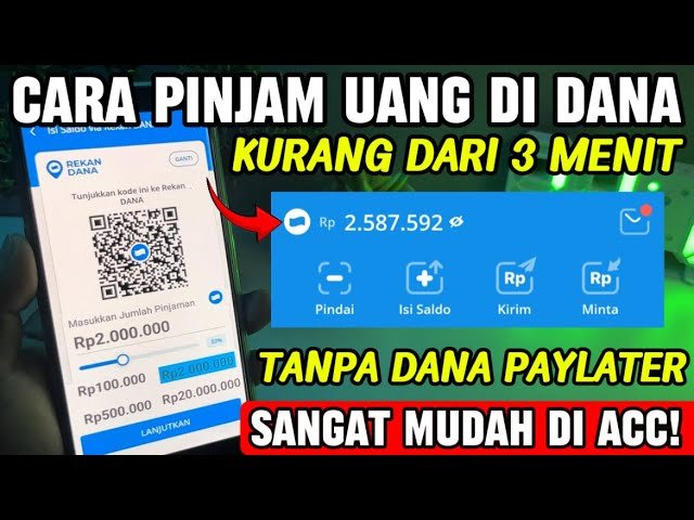 Tanpa Paylater dan KTP, Pinjam Saldo Dana 100 Ribu Lebih Mudah dan Praktis, Pinjaman Saldo Dana Langsung Cair