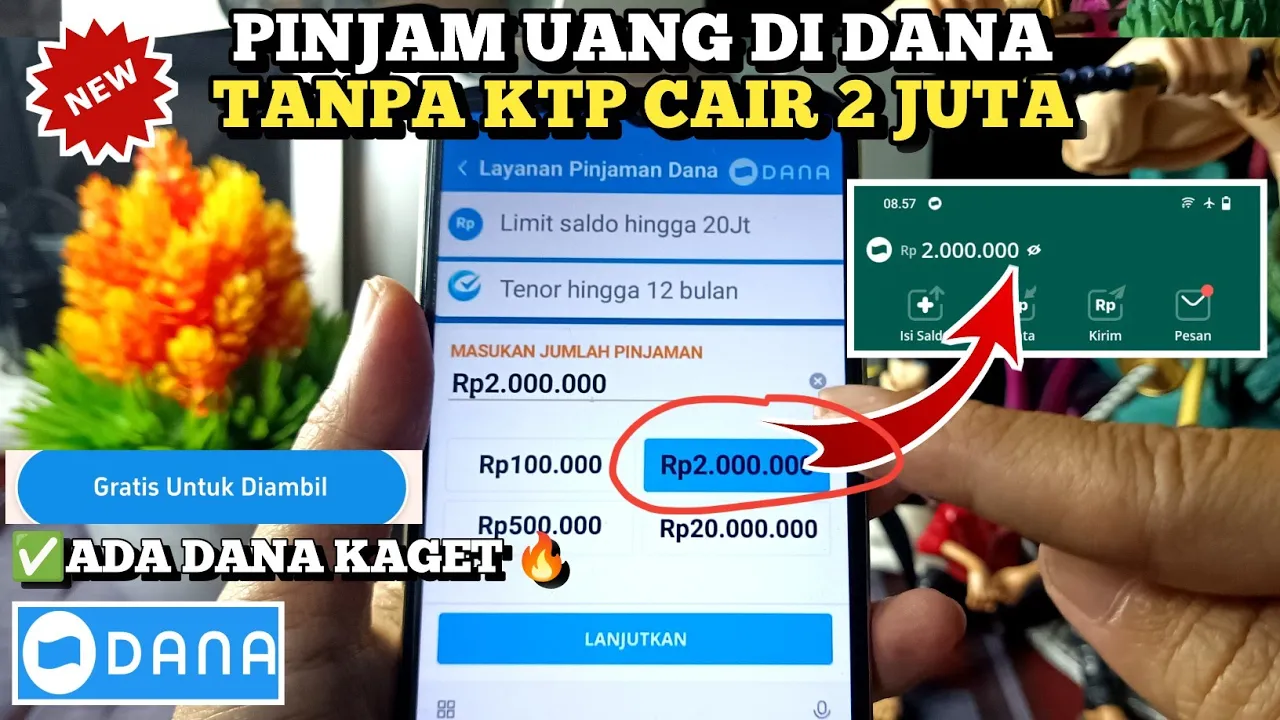 RESMI OJK Pinjam Saldo Dana 100 Ribu di Aplikasi DANA Tidak Perlu Pakai KTP, Cukup 5 Menit Saja
