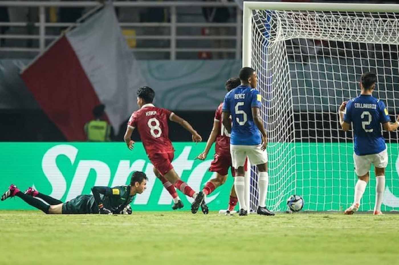 Laga Debut Piala Dunia U-17, Tim Indonesia Tahan Imbang Ekuador di Stadion Gelora Bung Tomo